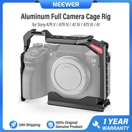 NEEWER Full Camera Cage for Sony a7R V/a7R IV/a7 IV/a7S III/a1 Aluminum Video Camera Rig CA004