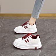 LUKALULU รองเท้าแฟชั่น JSNB รองเท้าผ้าใบผู้หญิง รองเท้าผ้าใบพื้นหนาความสูง5เซนติเมตร size 36-40 รองเ