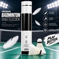 12x羽毛球筒裝 12pc badminton racket # badminton ball FEATHER BADMINTON SHUTTLECOCK 羽毛球毽子 筒裝 羽毛球 #羽毛球波 不是#