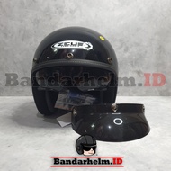 Helm Bogo Retro Zeus 388A + Topi