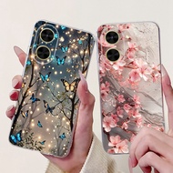 Back Cover For Redmi A5 4G Case Transparent Luxury Butterfly Love Fashion Flowers Cool Handsome Lion