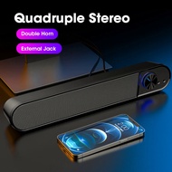 Niye New Bluetooth Speaker Soundbar Computer Speaker Dual Speaker Home Desktop Audio Subwoofer Long Multimedia Bluetooth Speaker