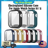 Electroplated Silicone Case For Apple Watch Series 11 / Series 10 (42mm & 46mm)