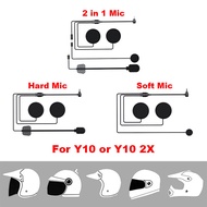 Motorcycle Helmet Bluetooth Headset Intercom Microphone for Y10/Y10 2X Universal Accessories Full He