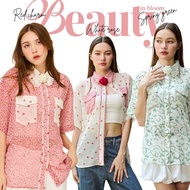 chita studio-Beauty in bloom collection เสื้อเชิ้ตแขนสั้น exclusive items ไม่มีรีสต้อค