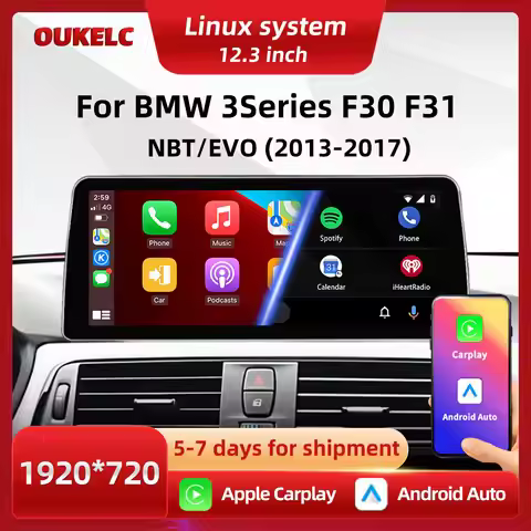 Carplay For BMW 3 Series F30 F31 F34 NBT EVO Car Play Wireless Carplay Android Auto Multimedia Video