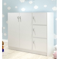 [READY STOCK IN LOCAL MY] Almari Kanak/Barry 5Door Wardrobe/4Door Wardrobe storage Cabinet Children 