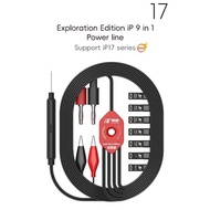 18Kinds Exploration Edition 9 in 1 Apple Power Cable 4MM Banana Head for IPhone 8G-17PM Repair Power