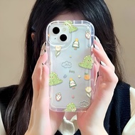 Photo frame airbag case for iphone 14promax 11 13 12 7Plus X XS Max Flower dinosaurs cover