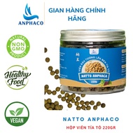 Natto đậu tương lên men viên tía tô Anphaco Hộp natto viên 220gr