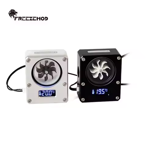 FREEZEMOD computer water cooling 2022 temperature display flow meter VA LCD screen. WDXS-T4, water c