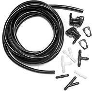 Front Windshield Washer Nozzles Kit for 08-11 Ford Focus 07-11 Ford Edge 07-10 Lincoln MKX Replaces 