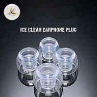 Ice Clear Silicone IEM TWS Eartips/