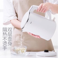 [全馆商品低至6.5折优惠] 家用高溫電熱燒水壺304不銹鋼熱水壺快速自動煮水壺-免運