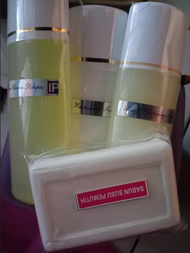 Paket  HB Whitening Kode AGR 004001 Siang dan malam + Toner Kelupas BONUS Sabun Susu Pemutih /HB Whi