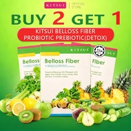 [NEW Buy 2 Get 1] KITSUI Belloss Pre + Probiotic 15's x 12g -Halal Detox Fiber Sembelit | Prebiotics
