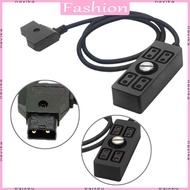 NAV Dtap Power Splitter D-tap Male to 4 Port Female D-Tap Hub Adapter with 1 4Screw Expands Power Ou