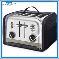 [JTFY] Toaster Cover for 4 Slice Wide Slot,Full Open Dust Covers for Kitchen Appliances