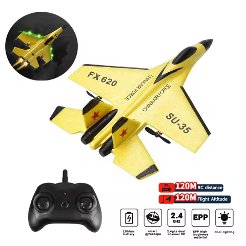 RC Foam Aircraft SU35 Rc Plane 2.4G Radio Control Glider Remote Control Fighter Glider Airplane EPP 