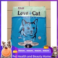 Makanan haiwan peliharaan ❤100 ORIGINAL Love cat 20kg cat food brown colour makanan kucing love cat 20kg makanan kucing murah 20kg glory cat 20kg☞