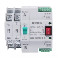 ATS 2P 63A 100A Dual Power ATS เบรกเกอร์สวิทช์ไฟฟ้า ats Automatic transfer switch switch เวลาในการเ
