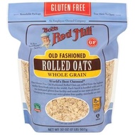 Import products♦ Bobs Red Mill Gluten Free Rolled Oats Whole Grain 32oz/Bobs Red Mill ข้าวโอ๊ตรีดปรา