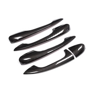For Mercedes Benz A B Class A180 A200 A250 W177 V177 W247 2019 2020 Carbon Car ABS Chrome Door Handl