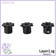 LAYOR Roller Sprockets, Black Oxide 25 Chain 9 Tooth Gear, Durable C45 Carbon Steel Single Strand 1/