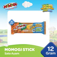 Momogi Stick Snack Makanan Ringan 12gr - Sate Ayam [1 Box isi 10 Pcs]