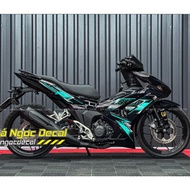 RSX removable sticker for Winner X V3 V4 car in Glossy Black Winner X V3 Accessories Winner X V4 Acc