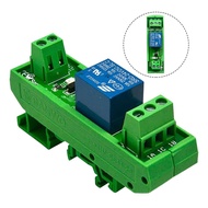 ⭐IMB_GD⭐ Din Rail 1 Channel Relay Board 5/12/24V Relay + Interface Electromagnetic Relay