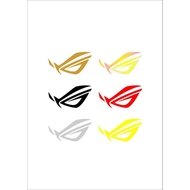 ASUS ROG LOGO STICKER, LAPTOP STICKER, HP, MOTORCYCLE CUTTING