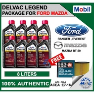Mobil Delvac Legend 15W40 8 liters for FORD RANGER , EVEREST , MAZDA BT-50 ( ENGINE OIL )