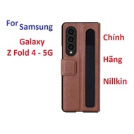Nillkin Qin Leather Case for Samsung Galaxy Z Fold 3 - 5G, Z Fold 4 - 5G. Samsung Z Fold 3, Z Fold 4