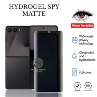 Anti-scratch Hydrogel spy matte privacy screen protector Samsung Z Flip 7