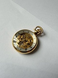 Bucherer Gold Skeleton Pocket Watch 陀錶