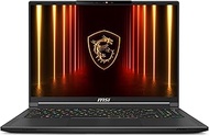 msi Stealth A16 AI+ 16” 240Hz QHD+ OLED Gaming Laptop: AMD Ryzen 9 HX 370, NVIDIA Geforce RTX 5070Ti