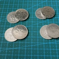 50 sen Malaysia shell coin coin magic
