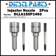 2x Diesel Fuel Injector Nozzle Tips DLLA155P1493 0433171921 DLLA 155 P 1493 for Ford Ranger Everest 