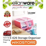 Lowest Price [Wikostore]  Elianware E626 / E-626 Stack Box With Roller / Storage Box  (8.6"L x 15.3"