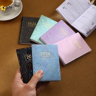 LIZMOMO 2026 Agenda Book, with Calendar Pocket Appointment Book, Mini A7 Notebooks Students