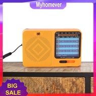 FM AM SW Radio with Headphone Jack Pocket Radio Battery Operated Radio for Seniors