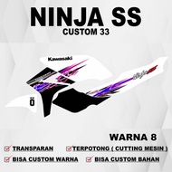 Ninja SS Stickers Ninja SS Striping Stickers Transparent Ninja SS Decal Stickers custom 33