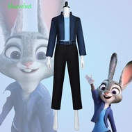 BLUEVELVET Zoo-topia Cosplay Costume, Judy Bunny Rabbit Long Sleeves Long Pants Judy Hopps Cosplay C