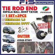 FIS Steering Rack Tie Rod End Outer Perodua Kembara 1.3 J100 DVVT Kepala Ball Joint Tayar Kereta