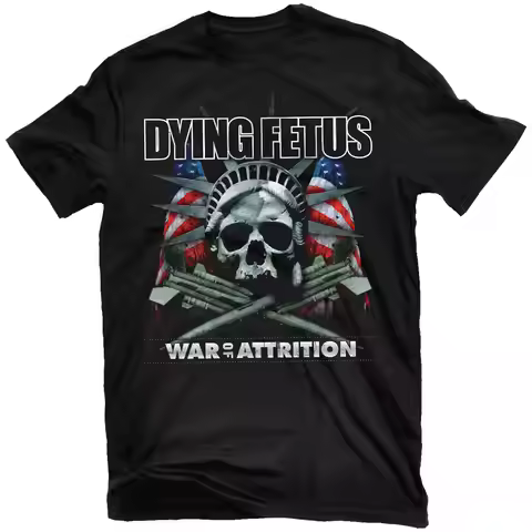 Dying Fetus Parasites Rock Band Summer Casual T-shirt Men's and Women's Luxury Brand Top 2026 New Ho