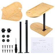 Sofa Tray Table 360 Degree Swivel Couch Side Table Height Adjustable Side Table for Couch Arm End Ta