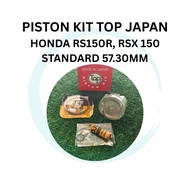 PISTON KT STANDARD 57.30MM TOP JAPAN PISTON RING NPR JAPAN HONDA RS150R RS150 R RSX 150 RS X 150