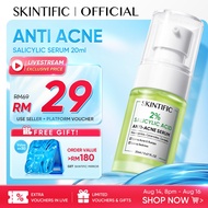 SKINTIFIC 2% Salicylic Acid Anti Acne Serum Acne Scars Dark Spots Skincare Brightening Niacinamide E