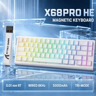 Attack Shark X68PRO HE Mini USB Mechanical Gaming Keyboard, Gaming Switch, Compact Keyboard, PBT Key